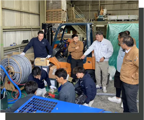 安全・確実に修理する車体修理のプロ集団